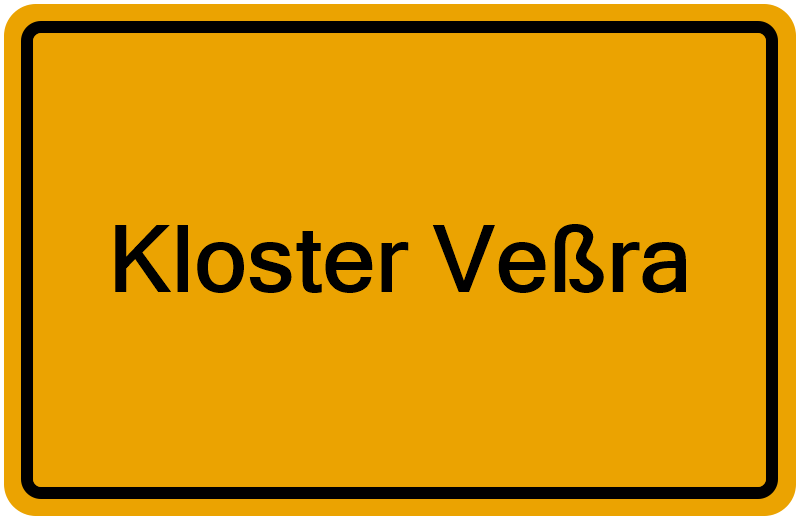 Handelsregisterauszug Kloster Veßra